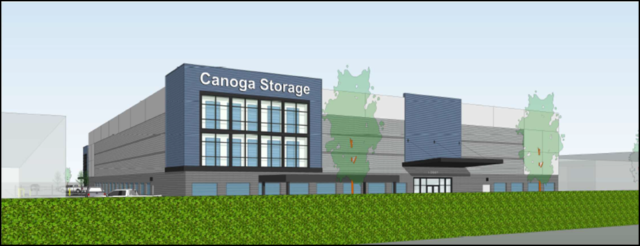 Capital360 Canoga Storage Rendering